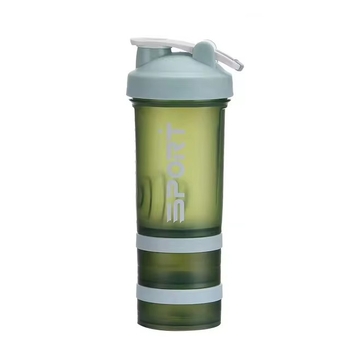 Shaker pentru pudră, recipient izolat pentru milkshake, sticlă portabilă de antrenament