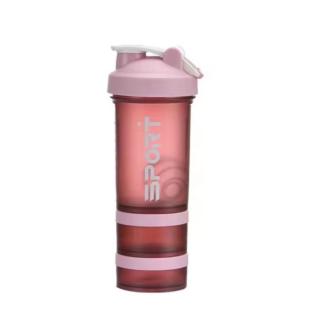 Shaker pentru pudră, recipient izolat pentru milkshake, sticlă portabilă de antrenament