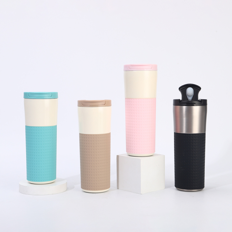 Cană de cafea izolată din oțel inoxidabil 304 interior și 201 exterior, pentru consum direct, portabilă pentru mașină