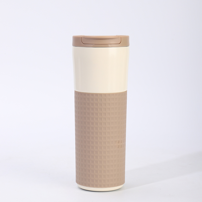 Cană de cafea izolată din oțel inoxidabil 304 interior și 201 exterior, pentru consum direct, portabilă pentru mașină