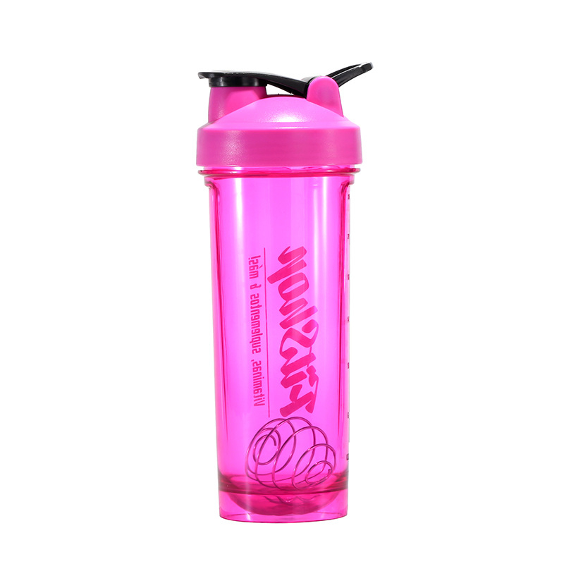 Cupe de shaker din plastic, cu scară de măsurare, recipient portabil pentru shake de proteine și milkshake