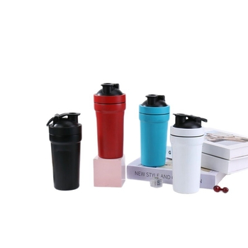 Cană de shaker din oțel inoxidabil 304, izolație în vid, strat unic, cu scară de măsurare, portabilă pentru milkshake
