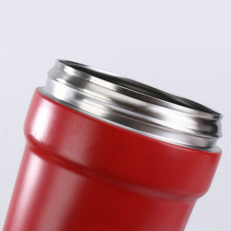 Cană de shaker din oțel inoxidabil 304, izolație în vid, strat unic, cu scară de măsurare, portabilă pentru milkshake