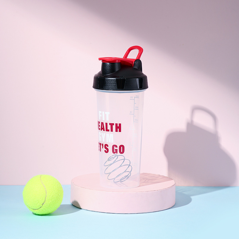 Shaker de fitness, recipient portabil pentru proteine, cu capacitate mare
