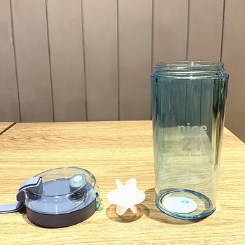 Șejker de fitness cu bilă de amestec, shake proteic și pudră pentru înlocuirea meselor, recipient portabil din plastic, etanș