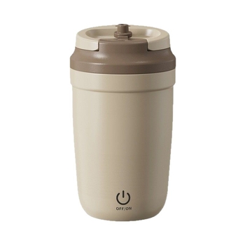 Ceașă de cafea complet automată din oțel inoxidabil 316, vas portabil pentru apă și lapte, cu shaker magnetic