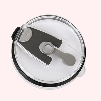 Capac portabil pentru pahar din PP, cu capac de închidere prin apăsare pentru mașină, transparent, etanș, design minimalist