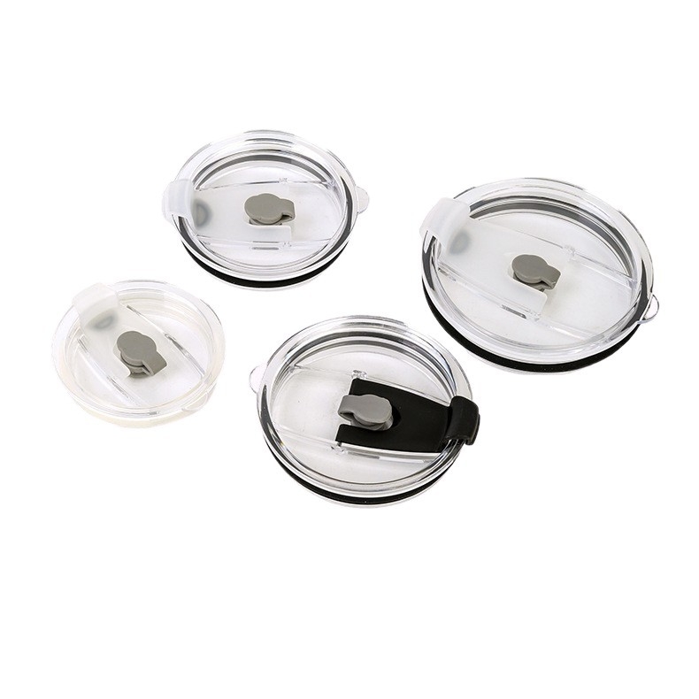 Capac portabil pentru pahar din PP, cu capac de închidere prin apăsare pentru mașină, transparent, etanș, design minimalist