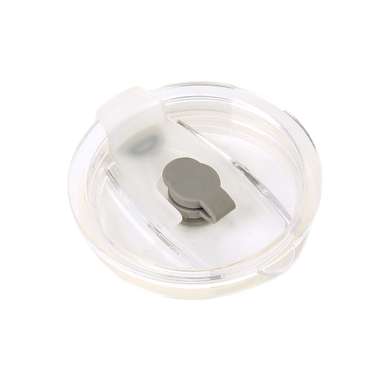 Capac portabil pentru pahar din PP, cu capac de închidere prin apăsare pentru mașină, transparent, etanș, design minimalist