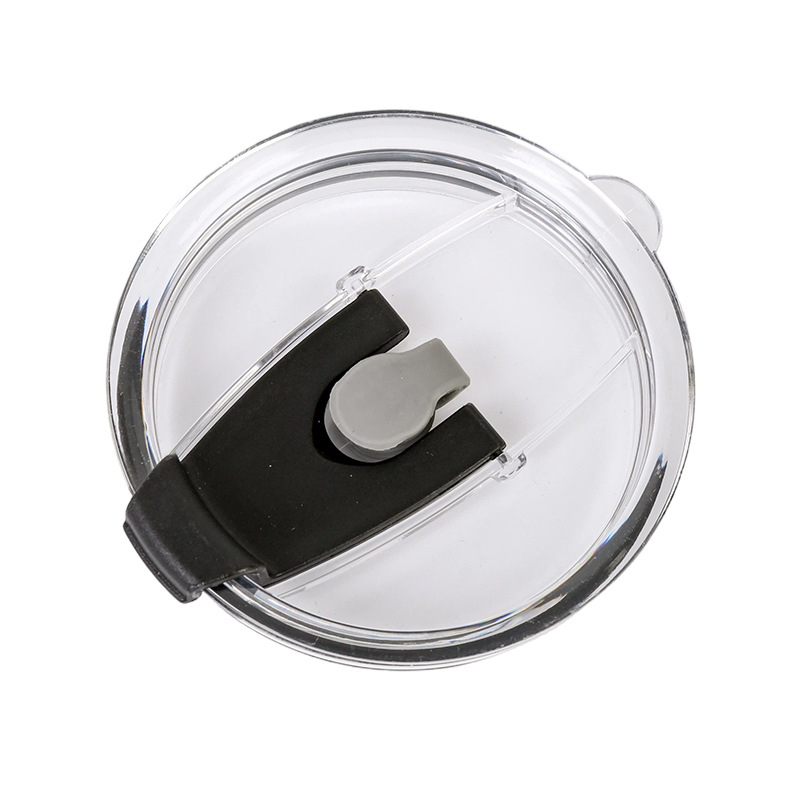 Capac portabil pentru pahar din PP, cu capac de închidere prin apăsare pentru mașină, transparent, etanș, design minimalist