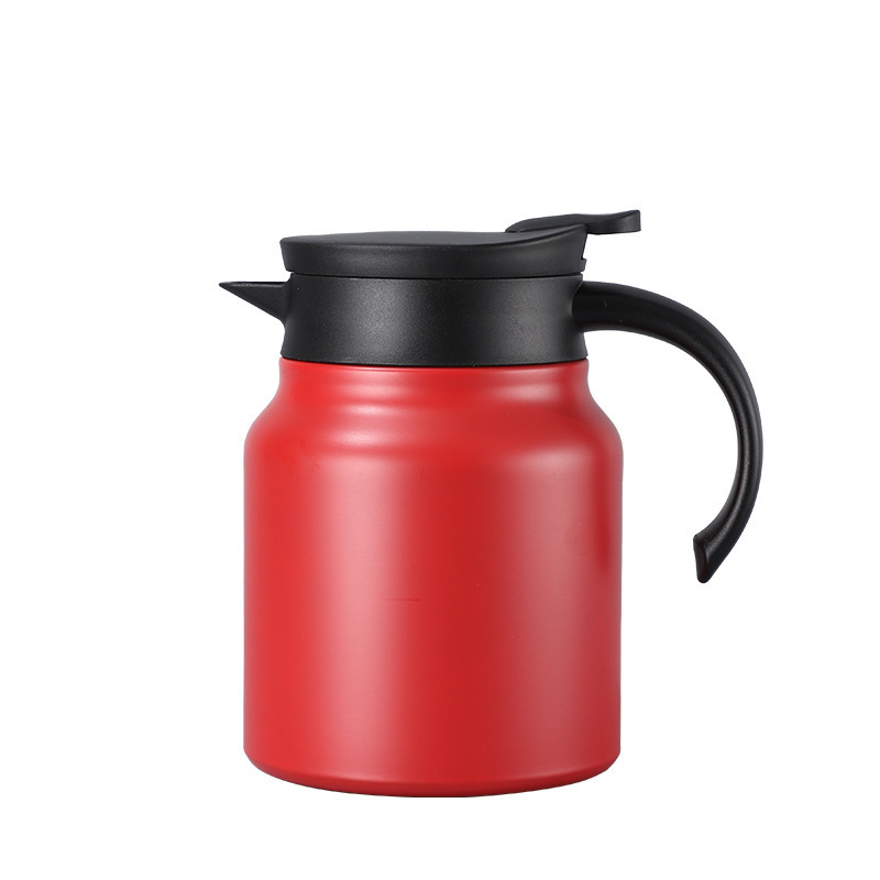 Ceainic izolant din oțel inoxidabil, capacitate mare, portabil, pentru ceai și cafea, acasă și la birou