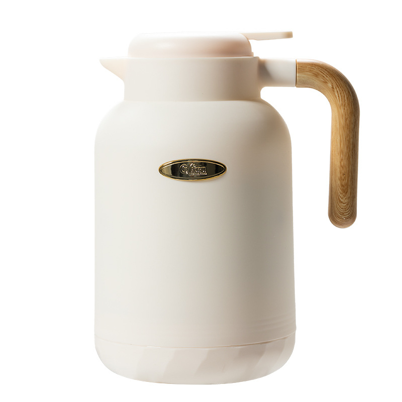 Termos pentru cafea cu interior din sticlă, capacitate mare, izolație termică 12–24 ore, pentru casă și birou