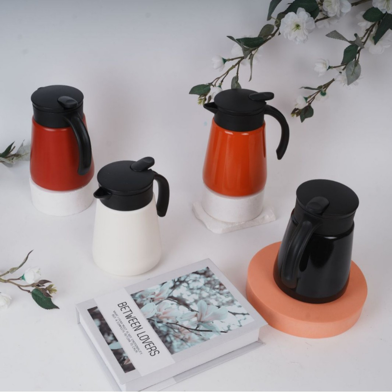 Recipient izolat pentru uz casnic, multicolor, interior din oțel inoxidabil 304, mic, pentru cafea și lapte de soia, vas portabil pentru infuzarea ceaiului