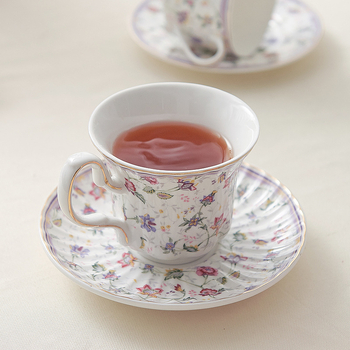 Set de cești de cafea din ceramică și farfurioare, stil european pastoral, design britanic creativ pentru ceaiul de după-amiază