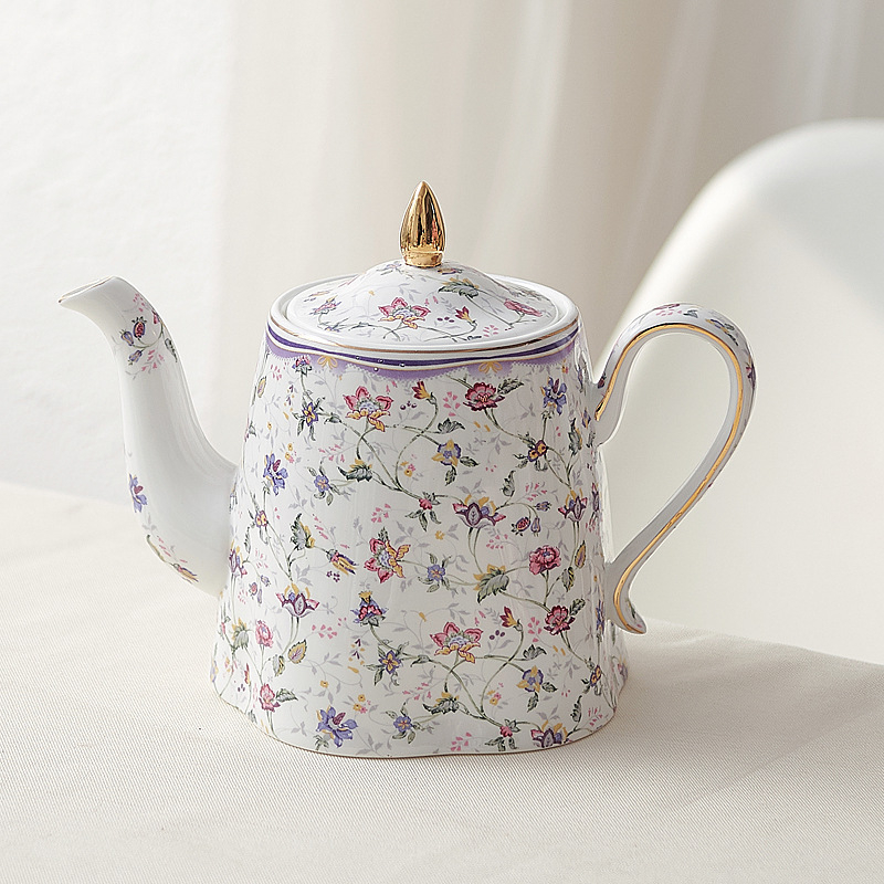 Set de cești de cafea din ceramică și farfurioare, stil european pastoral, design britanic creativ pentru ceaiul de după-amiază