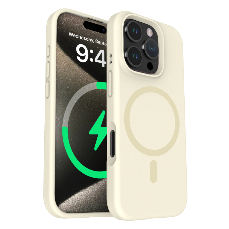 Futrola za iPhone 16 Pro Max s tekućim silikonom za zaštitu objektiva i snažnim magnetskim prihvatom