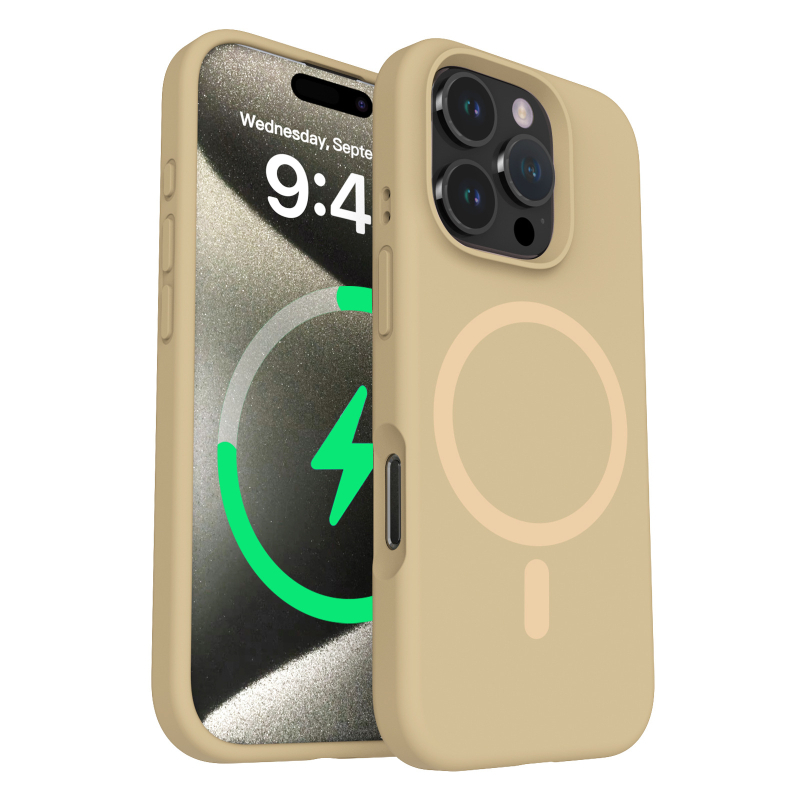 Futrola za iPhone 16 Pro Max s tekućim silikonom za zaštitu objektiva i snažnim magnetskim prihvatom