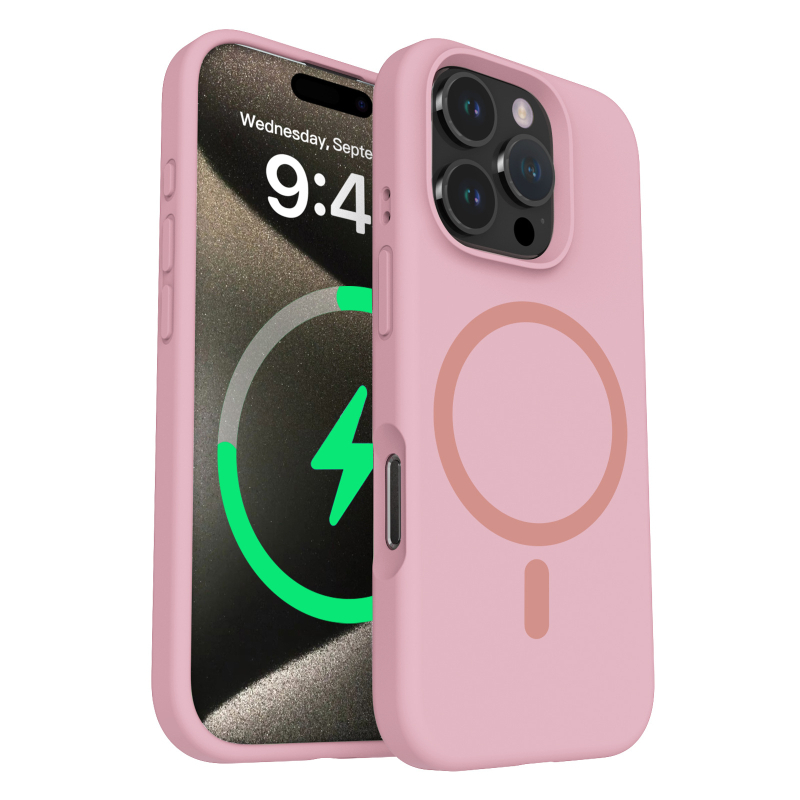 Futrola za iPhone 16 Pro Max s tekućim silikonom za zaštitu objektiva i snažnim magnetskim prihvatom