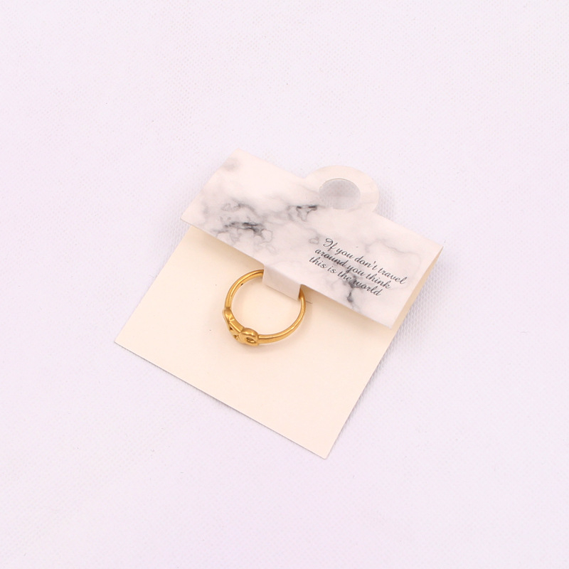 Cardă pentru inel 6x6 cm, etichetă pentru inel, ambalaj din carton pentru bijuterii, imprimare litere, accesorii din carton, personalizabil