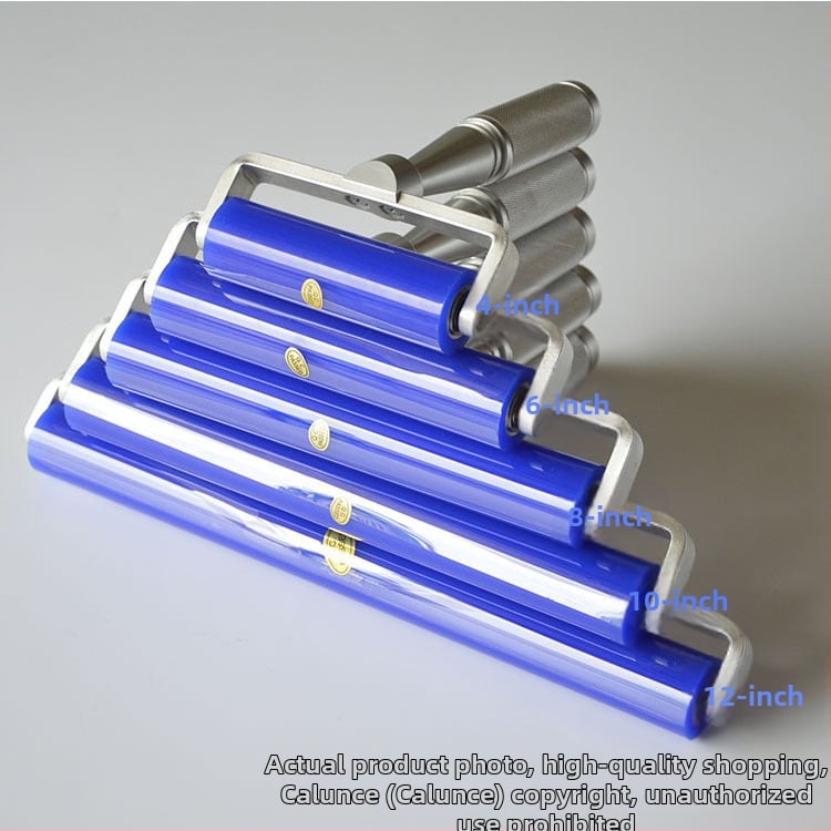 Silikonski valjak s aluminijskim nosačem, alat za čišćenje prašine (4–12 inča)