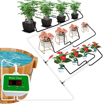 Udare automată cu duș, dispozitiv DIY inteligent pentru udarea plantelor, grădină de casă, sistem de irigații prin picurare