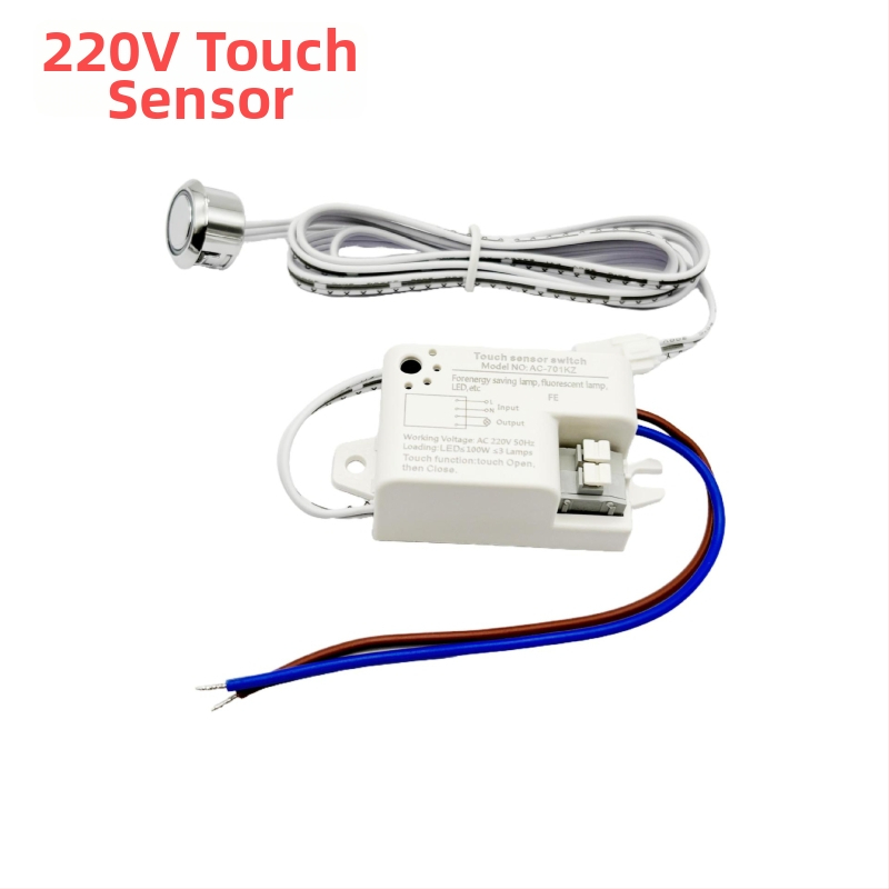 220V интелигентен индукционен контролер с докосване за шкафове и гардероби LED осветление