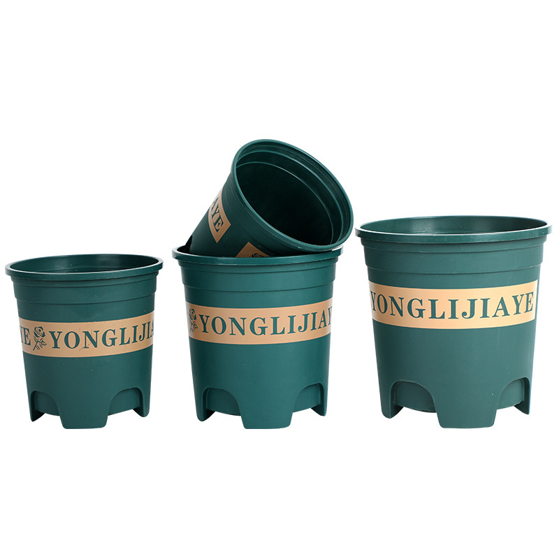 Ghiveci de flori din plastic, capacitate galon, cu controlul rădăcinilor, pentru balcon, din plastic reciclat