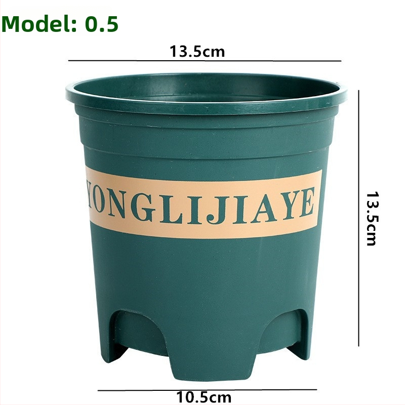 Ghiveci de flori din plastic, capacitate galon, cu controlul rădăcinilor, pentru balcon, din plastic reciclat