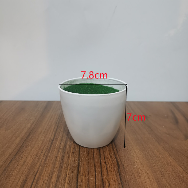Ghiveci plastic pentru plante artificiale, vas circular din spumă pentru aranjamente și suculente