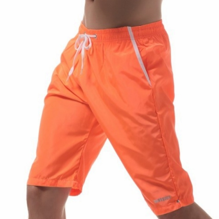 Pánske letné plážové šortky, voľný strih, veľká veľkosť, polyester, vrecká, rovný lem, UV ochrana, leto 2025