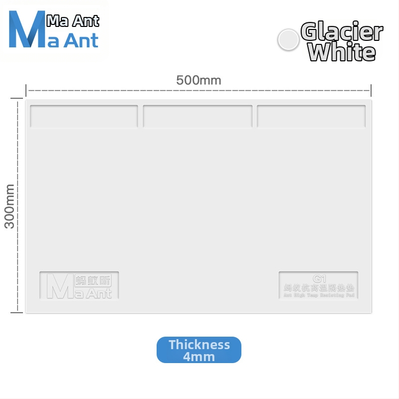 G1 Pad de reparație din silicon anti-static, rezistent la temperaturi înalte – 500×300 mm