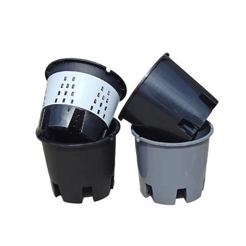 Ghiveci plastic pentru plante Blueberry, mare, rotund, aerisit, cu orificii laterale de drenaj și control al rădăcinilor, 30L/25L