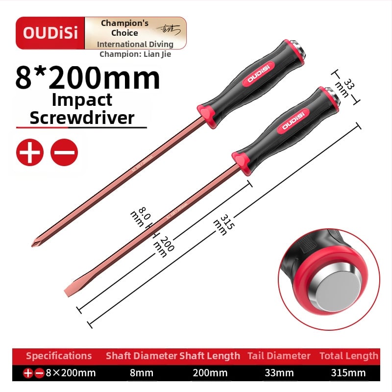 Odis șurubelniță multifuncțională cu Plum Blossom bit de înaltă duritate, lungime extinsă, nucleu magnetic, capete cruciforme și plate