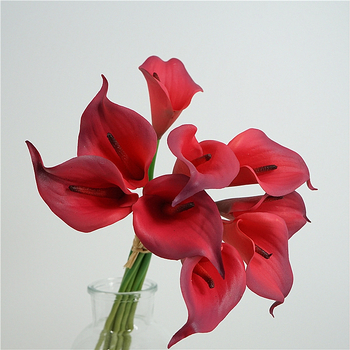 Buchet artificial de înaltă calitate cu Calla Lily pentru decor de masă acasă, centru de nuntă și recuzită fotografică