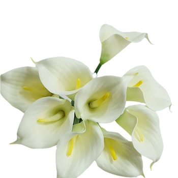 Buchet artificial de înaltă calitate cu Calla Lily pentru decor de masă acasă, centru de nuntă și recuzită fotografică