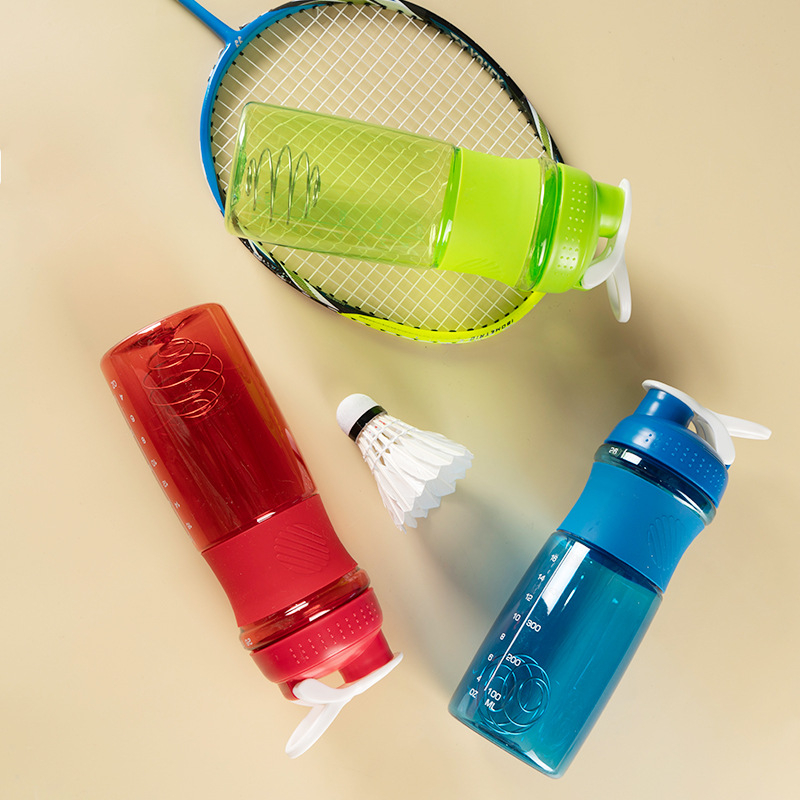 Cană shaker 760 ml pentru pudră de proteine – recipient fitness pentru apă
