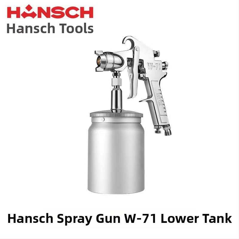 Hanshi W-71 pneumatická pištoľ na nábytok a automobilovú farbu, vysoká atomizácia, technológia voda-voda