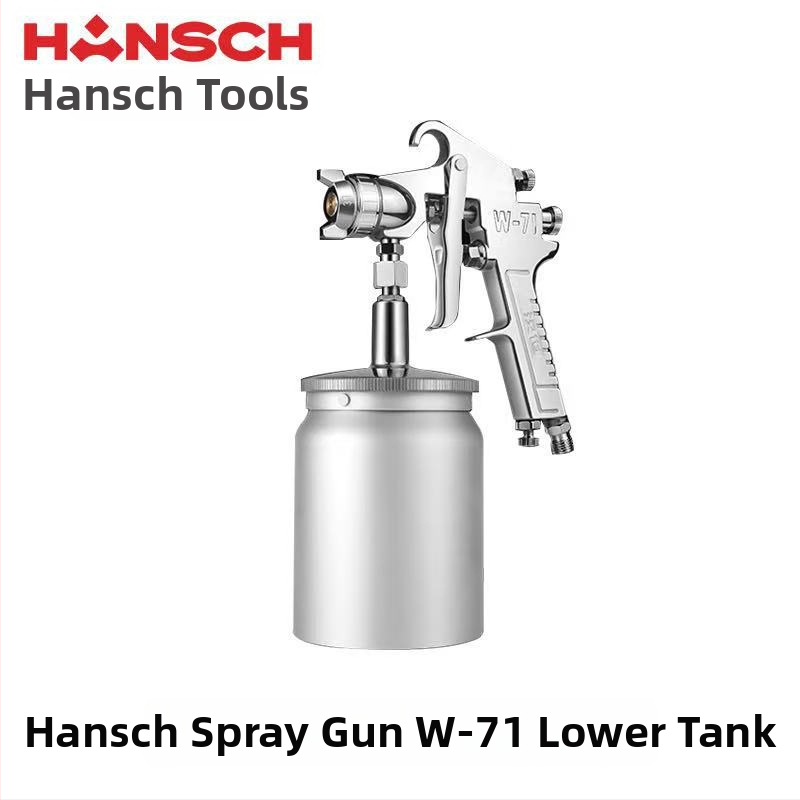 Hanshi W-71 pneumatická pištoľ na nábytok a automobilovú farbu, vysoká atomizácia, technológia voda-voda
