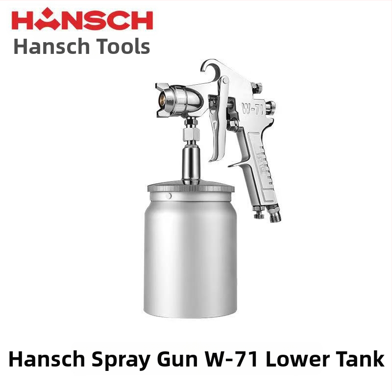 Hanshi W-71 pneumatická pištoľ na nábytok a automobilovú farbu, vysoká atomizácia, technológia voda-voda