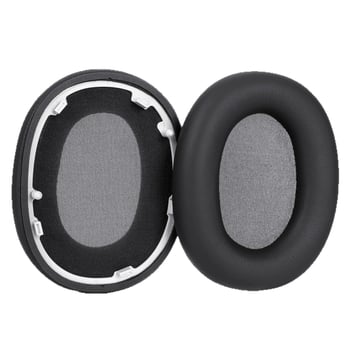 Căști Sony WH-1000XM6 cu pernuțe pentru urechi și husă din piele pentru banda de cap