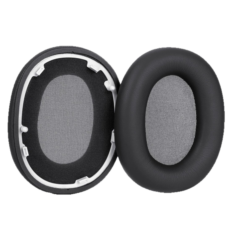 Căști Sony WH-1000XM6 cu pernuțe pentru urechi și husă din piele pentru banda de cap