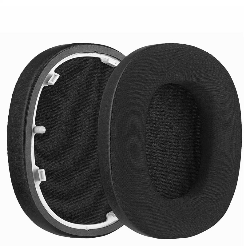 Căști Sony WH-1000XM6 cu pernuțe pentru urechi și husă din piele pentru banda de cap