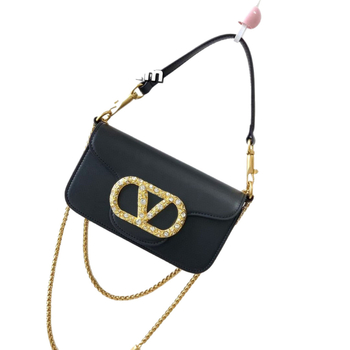 Ženska torba u europsko-američkom retro stilu sa šljokicama i perlicama, crossbody torba s lancem, mali kvadratni oblik, od prave kože, elegantna i visoke kvalitete
