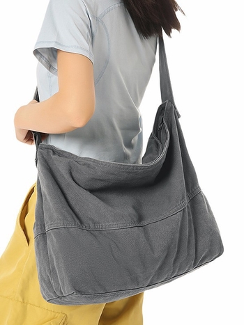 Platnena crossbody torba preko ramena, gradski jednostavan dizajn s retro ležernim stilom za studente