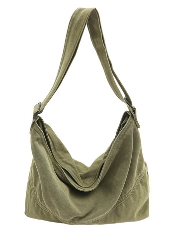 Platnena crossbody torba preko ramena, gradski jednostavan dizajn s retro ležernim stilom za studente