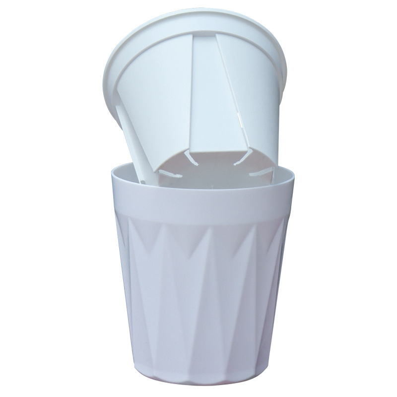 Set de ghivece plastice hidroponice — auto-udare, controlul rădăcinilor, design simplu pentru uz casnic, set Qingshan