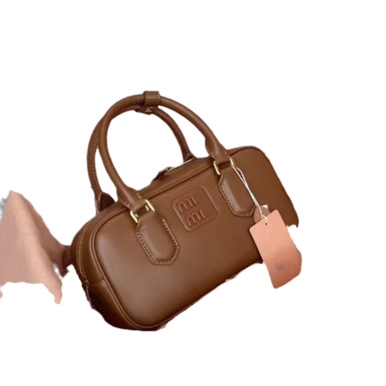 MIU Nišna kožna torba za dokumente s jednom naramenicom – modna ženska crossbody torba 2024