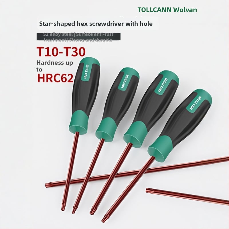 Set șurubelnițe Allen și Torx cu bit hex intern – T10, T15, T20, T25, T30