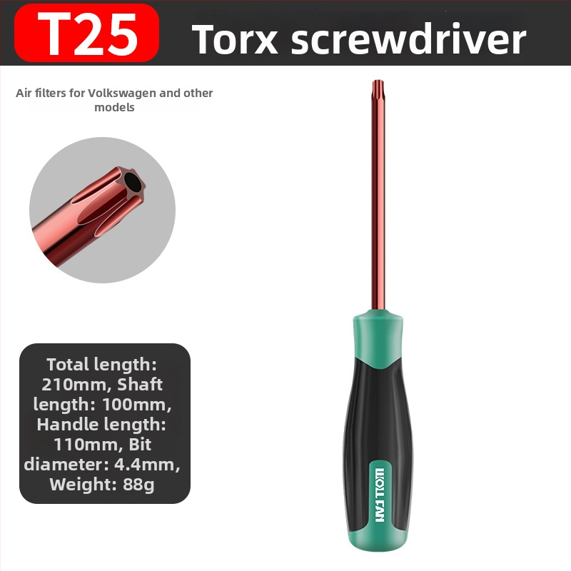 Set șurubelnițe Allen și Torx cu bit hex intern – T10, T15, T20, T25, T30