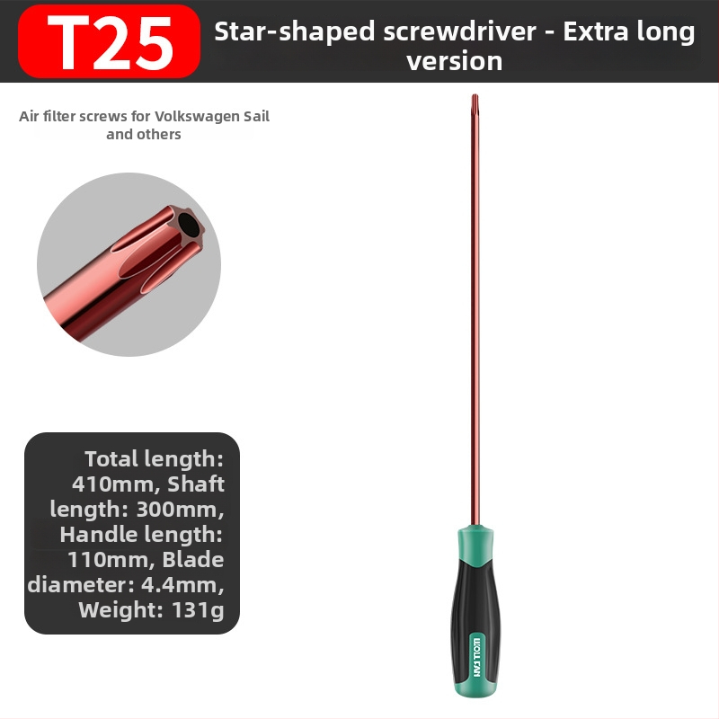 Set șurubelnițe Allen și Torx cu bit hex intern – T10, T15, T20, T25, T30